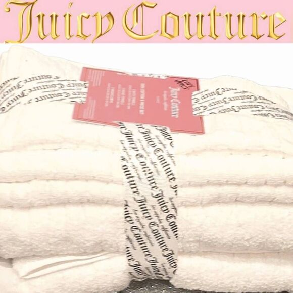 Juicy Couture Home 6-Piece Bath Towel Set - Picture 1 of 6